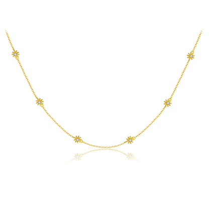 Blossom Charm CZ Choker
