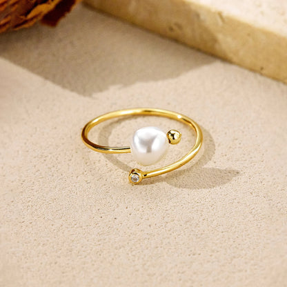 Pearla Open Ring