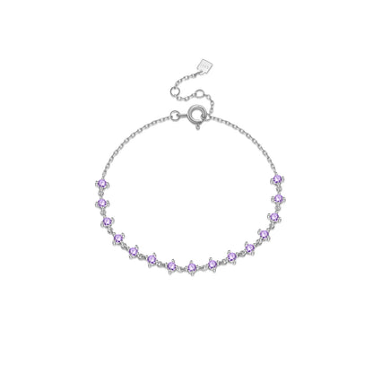 Amethyst Glow Bracelet