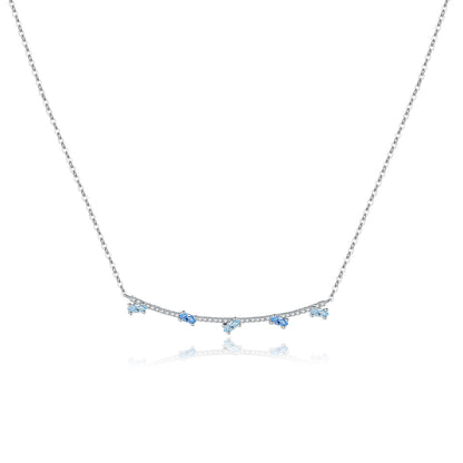 Blue Marquise Elegance Necklace