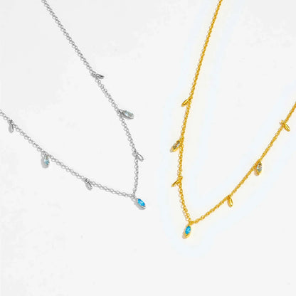 Azure Charm Choker