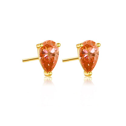 The Gem Oval Glow Stud Earrings