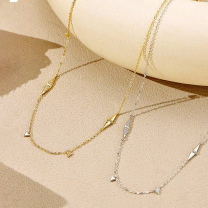 GeoLuxe Triangle Necklace