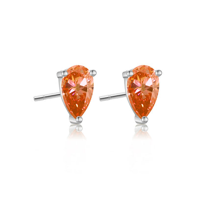 The Gem Oval Glow Stud Earrings