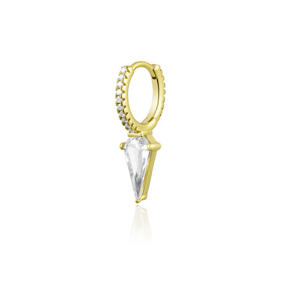 The Golden Drop Stud Earrings