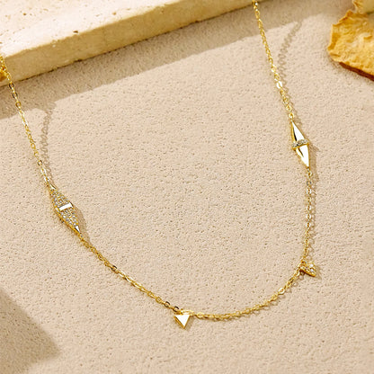 GeoLuxe Triangle Necklace