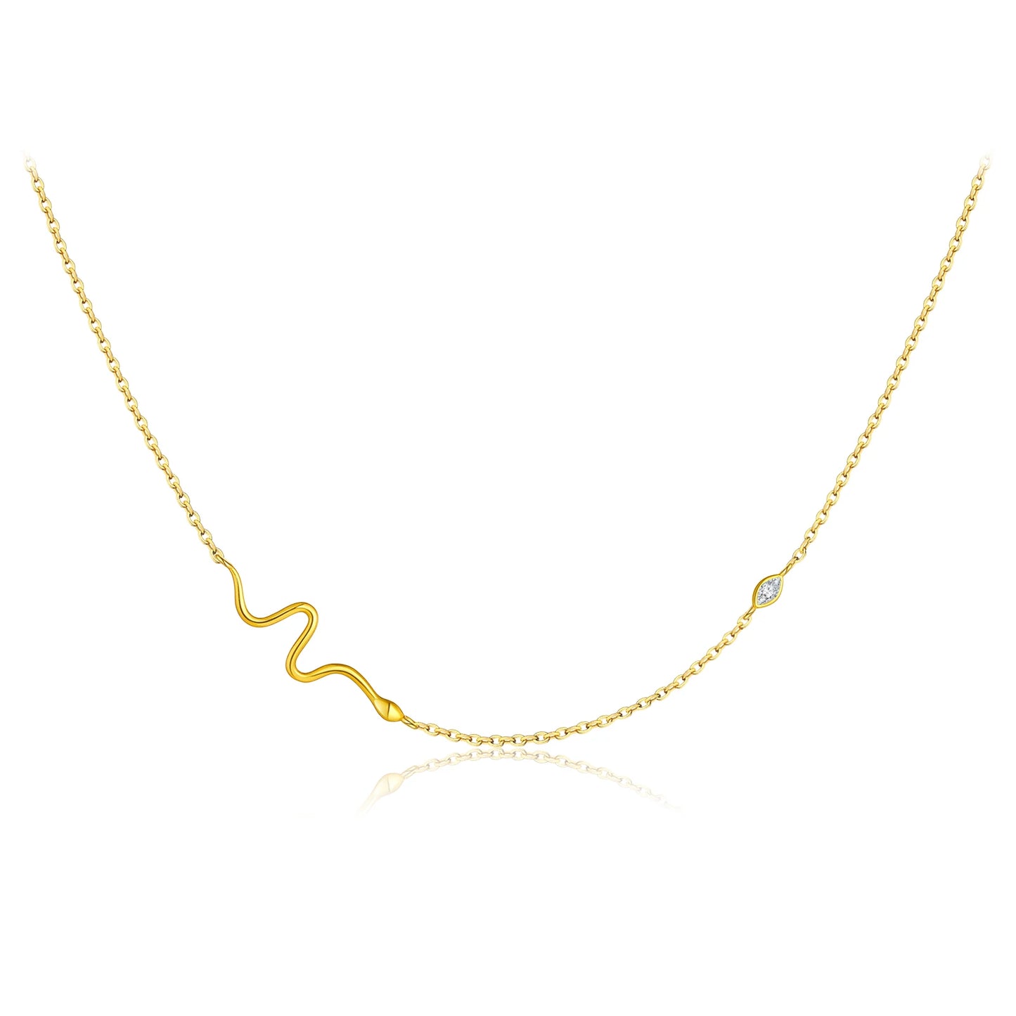 The Opal Serpent Luxe Necklace