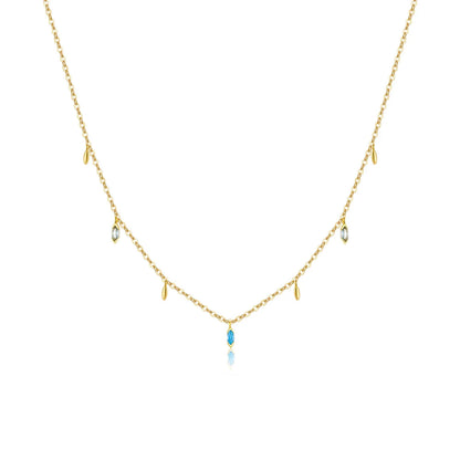 Azure Charm Choker