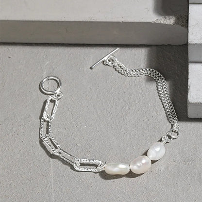 Celestial Pearl Charm Bracelet