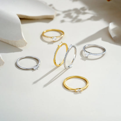 Marquise Edge Ring