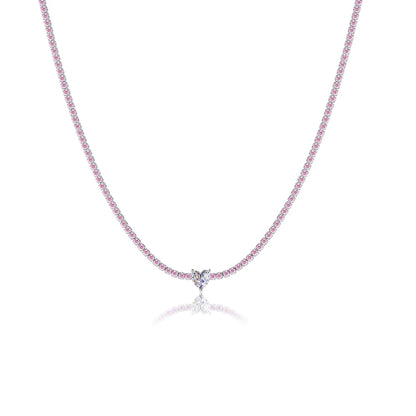 Crystal Heart Tennis Bracelet