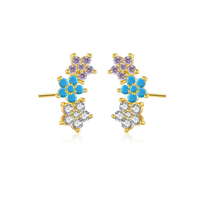 Trinity Bloom Earrings