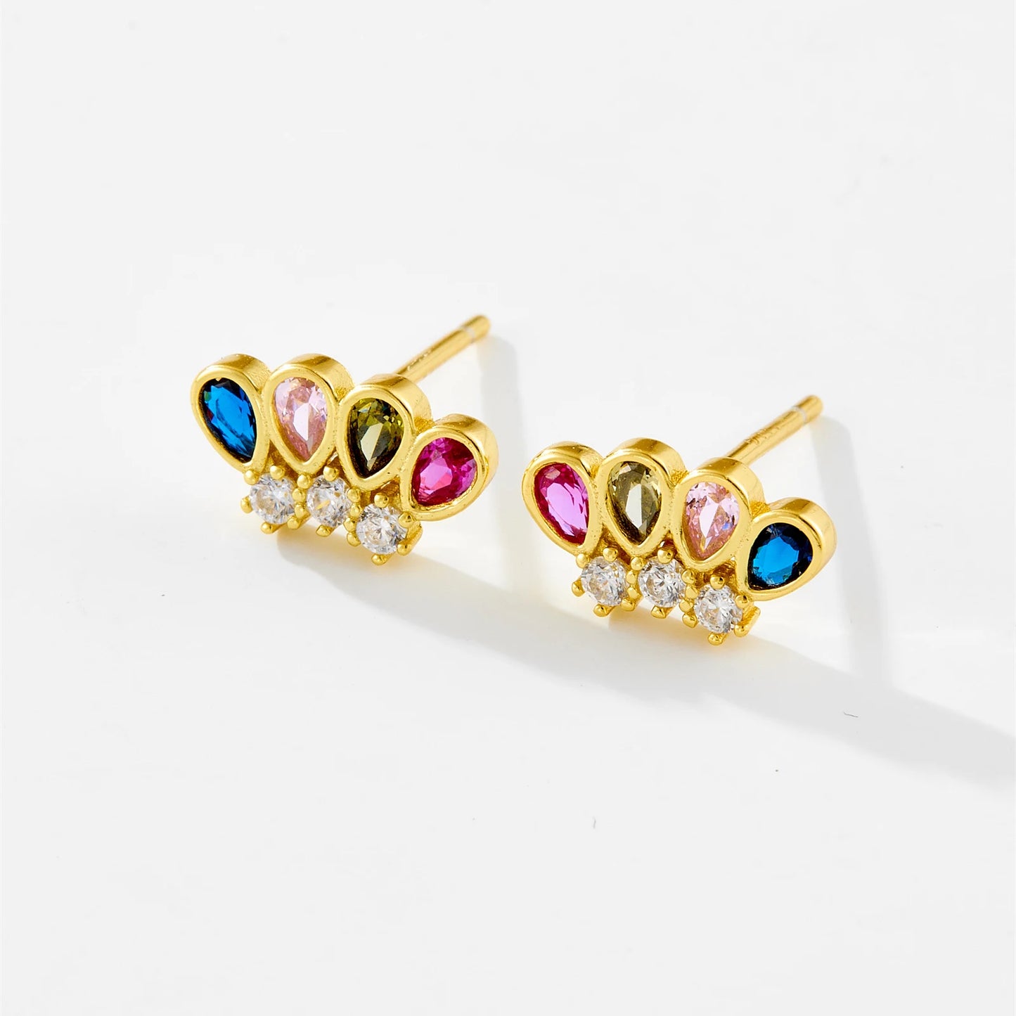 Amethyst Glow Studs