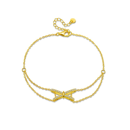 Golden Butterfly Dreams Bracelet