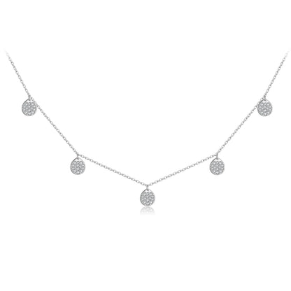 Radiant Oval Pendant Necklace