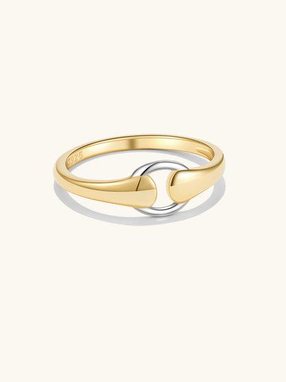 Golden Orbit Ring