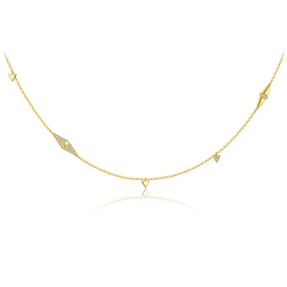 GeoLuxe Triangle Necklace
