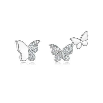 Golden Butterfly Studs