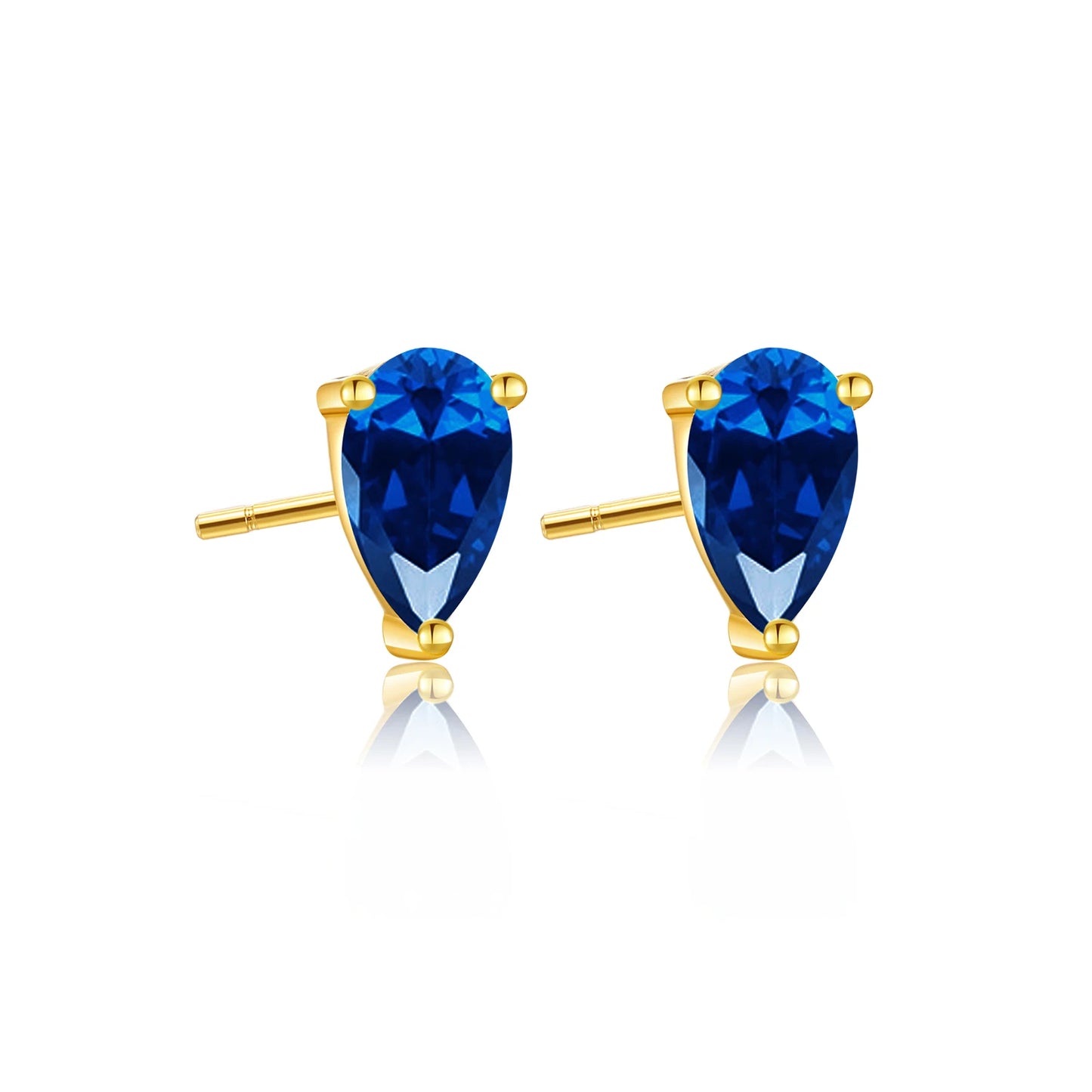 The Gem Oval Glow Stud Earrings