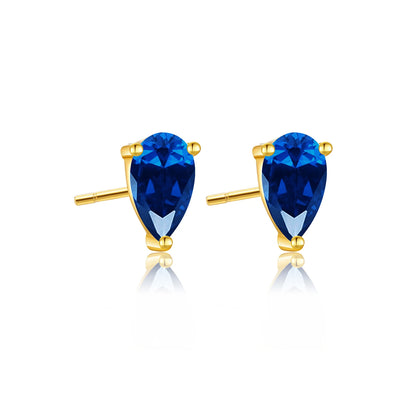 The Gem Oval Glow Stud Earrings