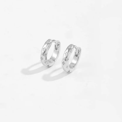 Stellar Gold Star Huggie Hoops