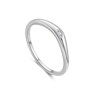 Solitaire Marquise Dainty Ring