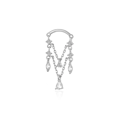 The Golden Drop Stud Earrings