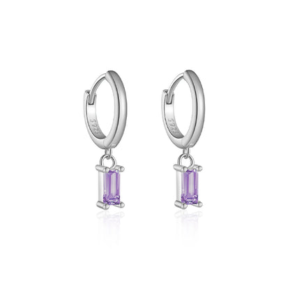 Amethyst Glow Drop Earrings