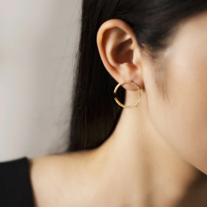 Luminous Circle Studs