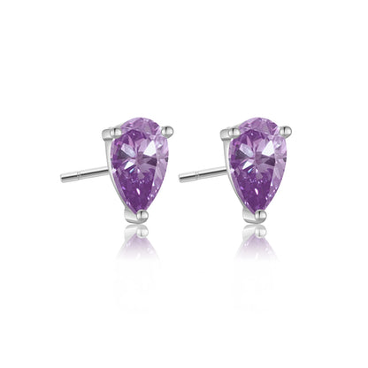 The Gem Oval Glow Stud Earrings