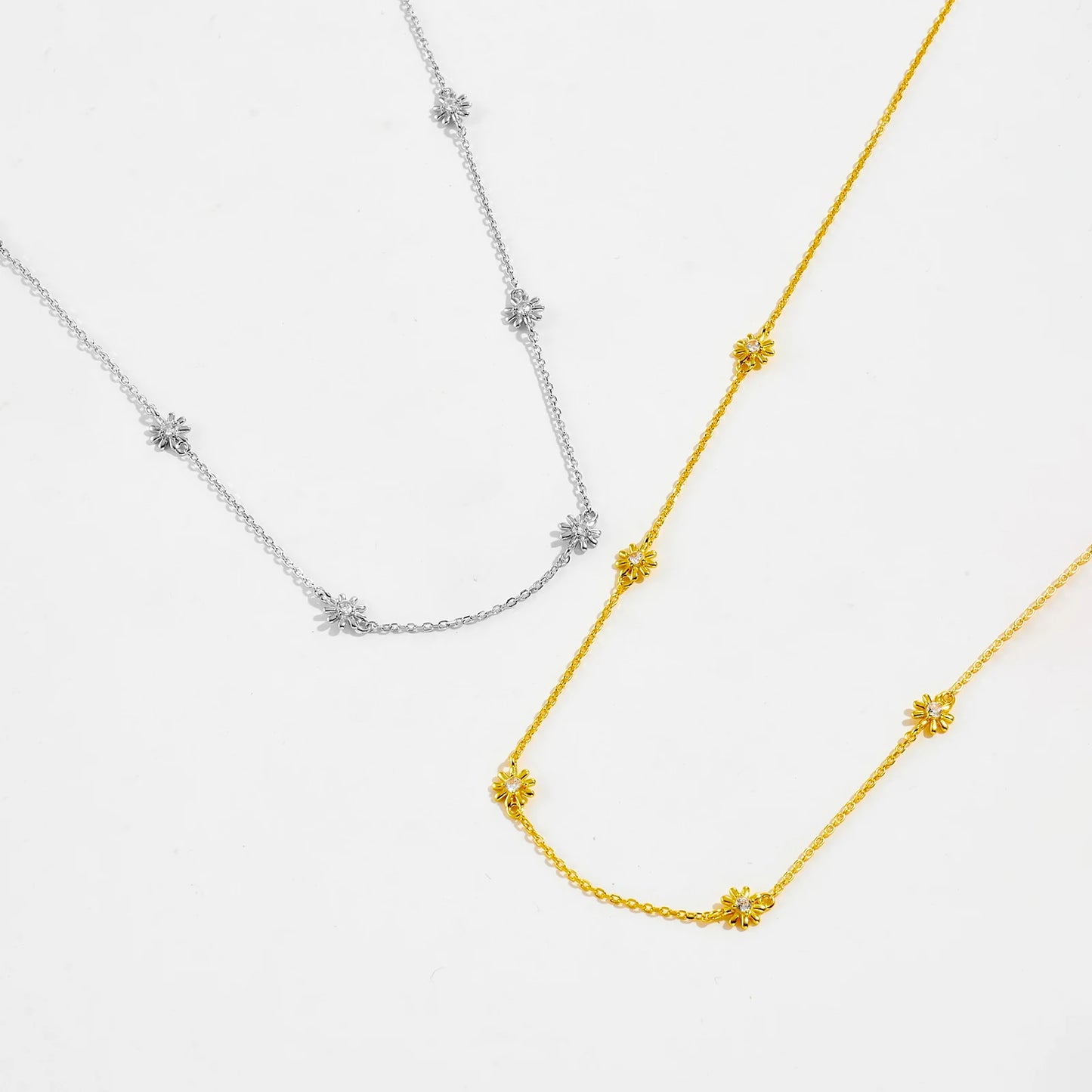 Blossom Charm CZ Choker