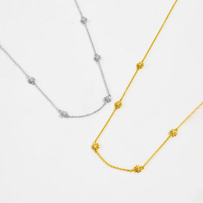Blossom Charm CZ Choker
