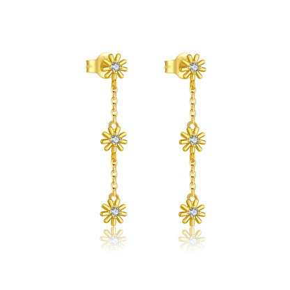 Eternal Bloom Drop Earrings