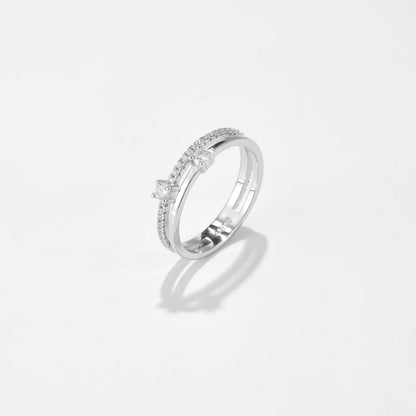 Aurora Twin Line Ring