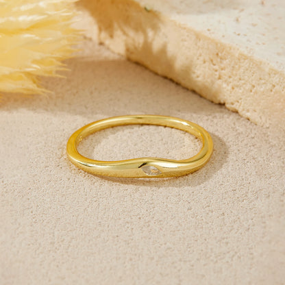 Solitaire Marquise Dainty Ring