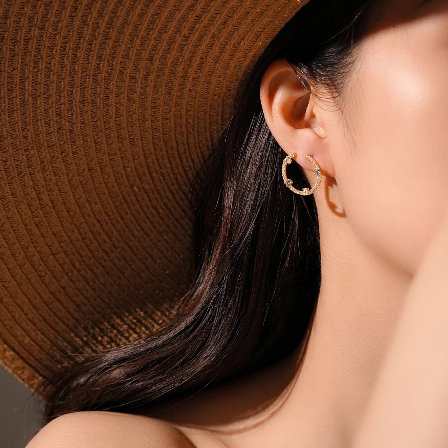 Prism Glow Stud Earrings