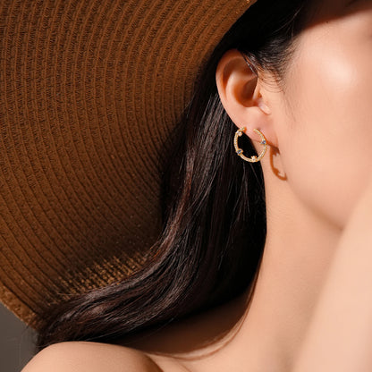 Prism Glow Stud Earrings