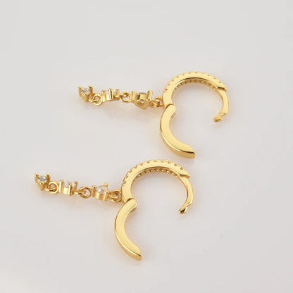 Trio Spark Drop Earrings