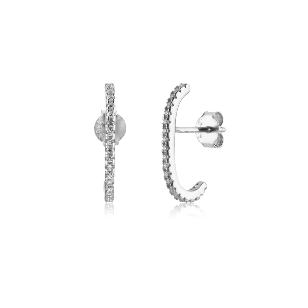The Golden Line Stud Earring